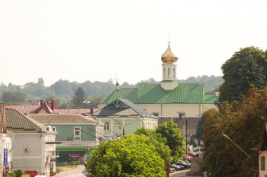 The historic part of the old town. St. Nicholas Cathedral (Franciscan Monastery).Old great church.The central street of the old town.
