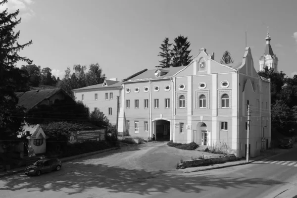 Der Historische Teil Der Alten Stadt Monasheskyy Gebäude Epiphany Monastery — Stockfoto