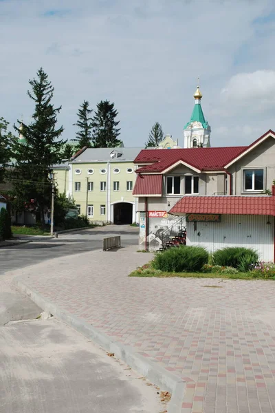 Eski Şehrin Tarihi Kısmı Epifani Manastırı Inşa Eden Manastır Büyük — Stok fotoğraf