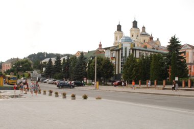Eski şehrin tarihi kısmı. Dönüşüm Katedrali. Büyük kilise.