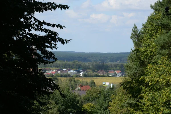 Wooden House Ukrainian Village Outskirts Village Surroundings City — ストック写真