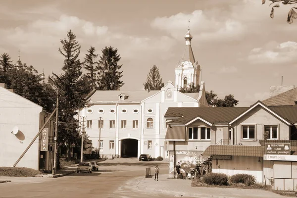 Het Historische Deel Van Oude Stad Monasheskyy Gebouw Epiphany Monastery — Stockfoto