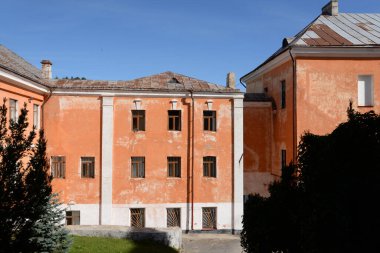 Eski şehrin tarihi kısmı. Eski kasaba binaları.