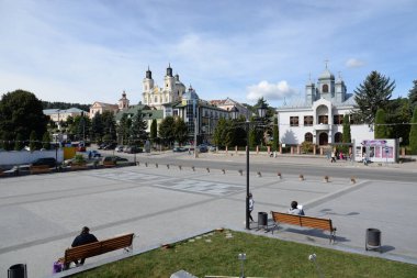 Eski şehrin tarihi kısmı. Dönüşüm Katedrali. Büyük kilise.