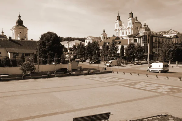 Historic Part Old Town Cathedral Transfiguration Great Church — 图库照片