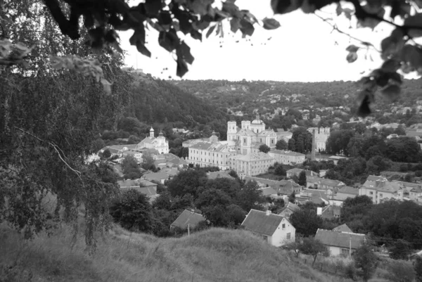 Weihnachtsbaum Der Altstadt Weihnachtsbaum Altstadt Nikolaikathedral Franziskanerkloster Blick Auf Den — Stockfoto