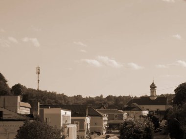The historic part of the old town. St. Nicholas Cathedral (Franciscan Monastery).Old great church.The central street of the old town.          