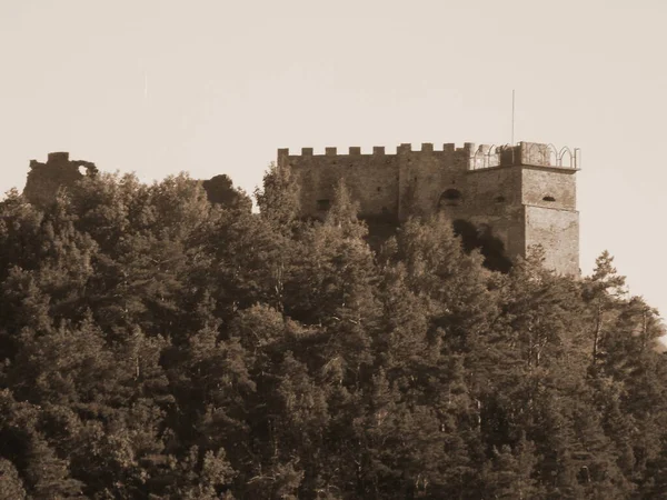 Allgemeiner Blick Auf Den Burgberg — Stockfoto