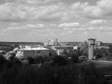 Pencereden şehre olan manzara.