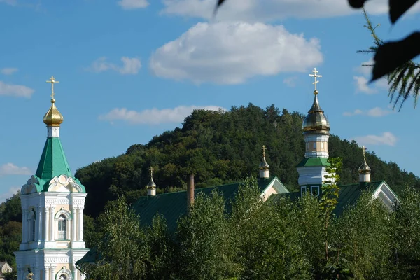 Monasheskyy Épület Vízkereszt Kolostor Nagy Templom — Stock Fotó