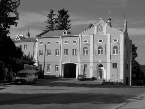 Der Historische Teil Der Alten Stadt Monasheskyy Gebäude Epiphany Monastery — Stockfoto