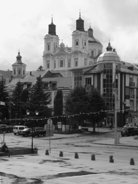 Historic Part Old Town Cathedral Transfiguration Great Church — стоковое фото