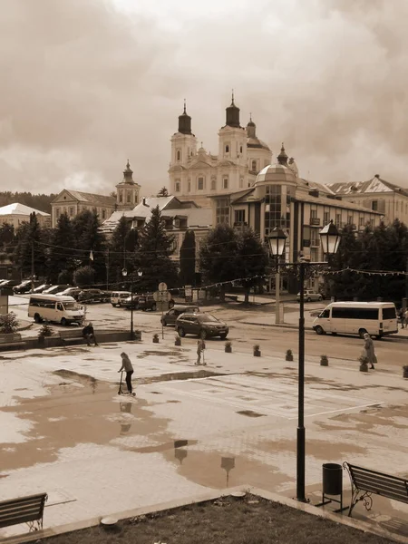 Historic Part Old Town Cathedral Transfiguration Great Church — Foto Stock