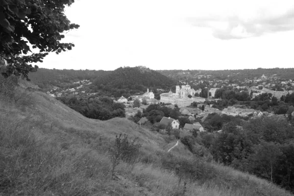 마을의 크리스마스 크리스마스 니콜라스 Franciscan Monastery General View Castle Hill — 스톡 사진