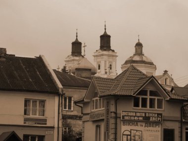 Eski şehrin tarihi kısmı. Dönüşüm Katedrali. Büyük kilise.