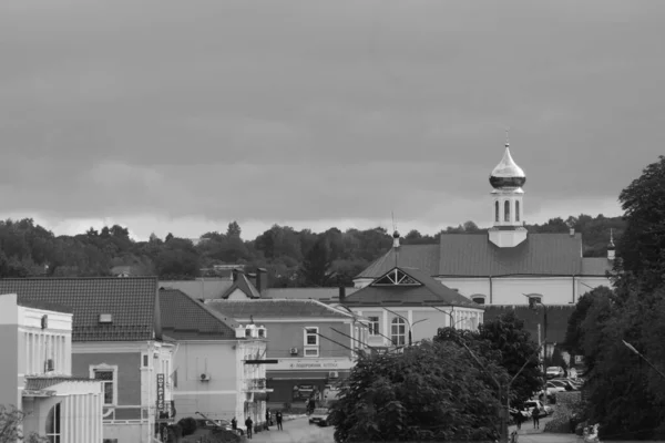 Historic Part Old Town Nicholas Cathedral Franciscan Monastery Old Great — Fotografie, imagine de stoc