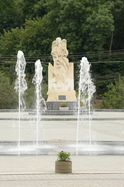 Monument Fighters Freedom Ukraine — Foto de Stock