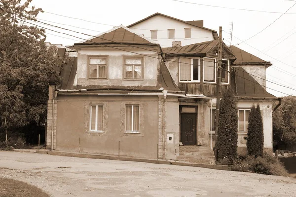 Edifício Residencial Dois Andares Velho — Fotografia de Stock
