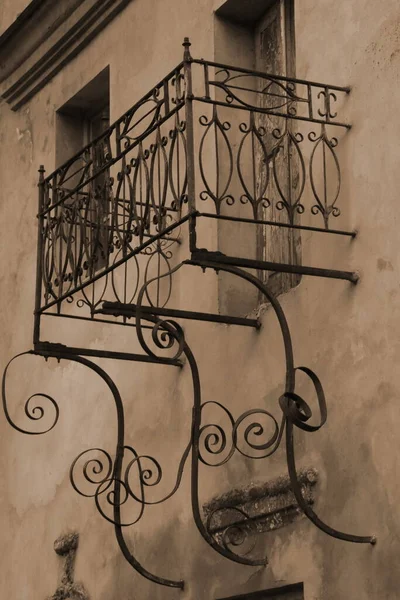 Fachada Una Casa Antigua —  Fotos de Stock