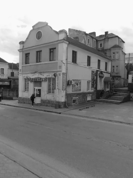 Улица Старого Города Историческая Часть Старой Игрушки — стоковое фото