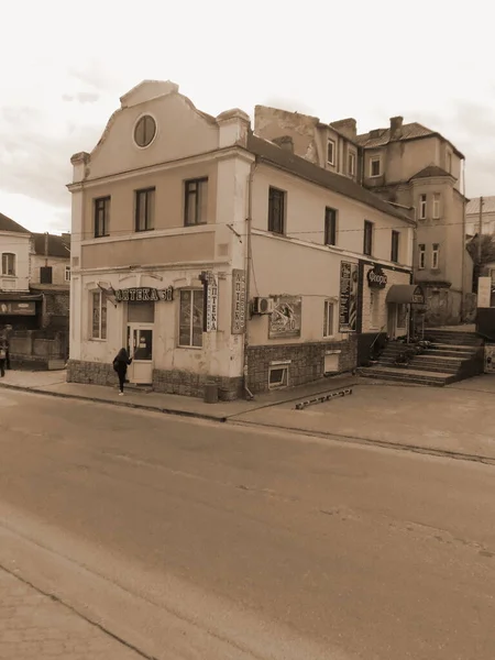 Улица Старого Города Историческая Часть Старой Игрушки — стоковое фото