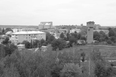 Pencereden şehre olan manzara..     