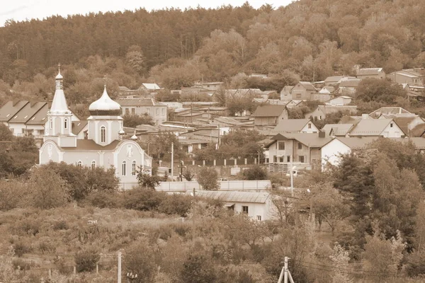 Vue Fenêtre Ville — Photo