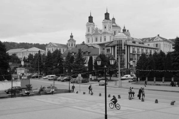 Historic Part Old Town Cathedral Transfiguration Great Church — стоковое фото