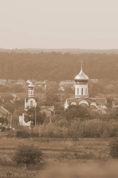 Kościół Obrzeżachst Kościół Jana Chrzciciela — Zdjęcie stockowe