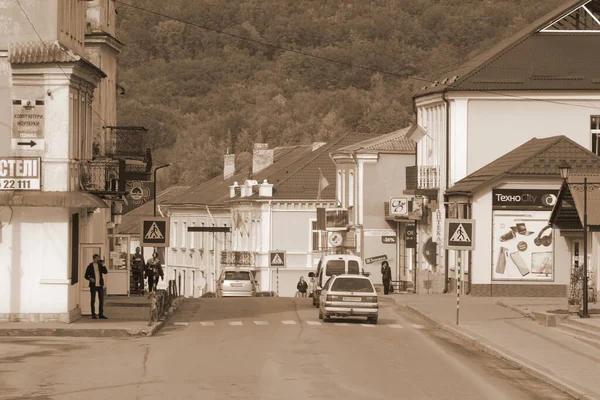 Old City Street Historic Part Old Town Small Street Old — Stockfoto