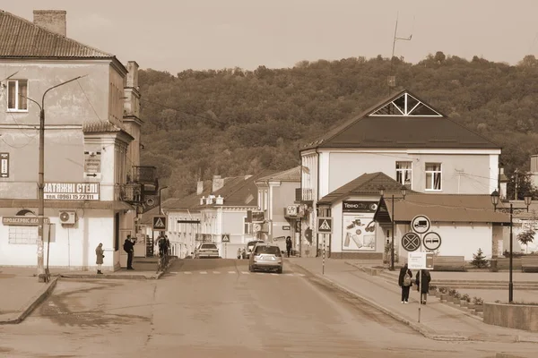 Old City Street Historic Part Old Town Small Street Old — Stockfoto