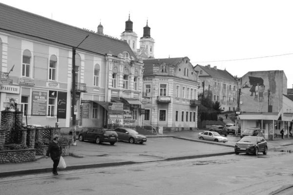 Eski Kasabada Noel Ağacı Noel Ağacı Eski Kasaba Nicholas Katedrali — Stok fotoğraf