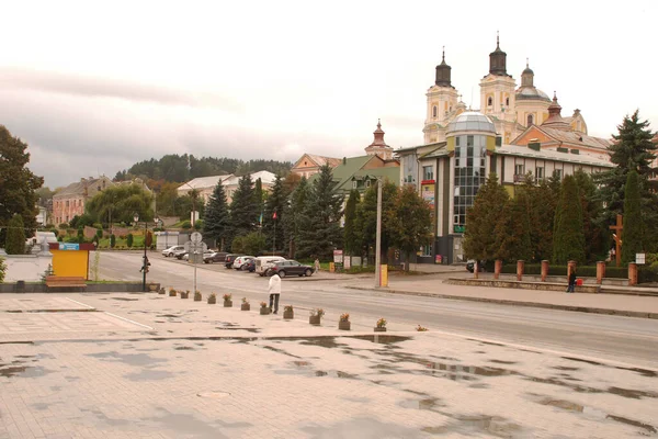 Historic Part Old Town Cathedral Transfiguration Great Church — Stock Fotó