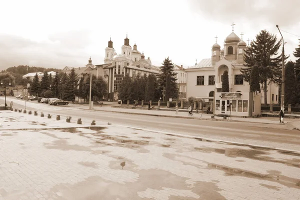 Historic Part Old Town Cathedral Transfiguration Great Church — Stock fotografie