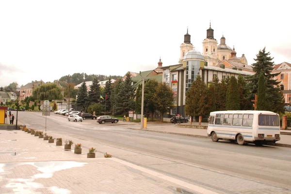 Історична Частина Старого Міста Собор Преображення Господнього Велика Церква — стокове фото