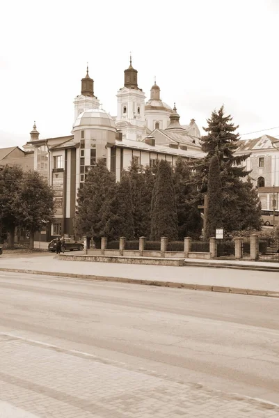 Historic Part Old Town Cathedral Transfiguration Great Church — Fotografia de Stock