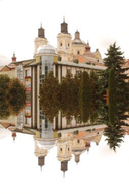 Old city street.The historic part of the old town.A small street of the old town