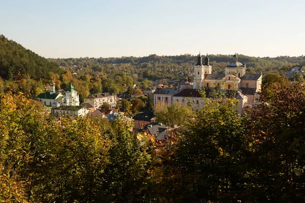 Julgran Gamla Stan Julgran Gamla Staden Nicholas Cathedral Franciscan Monastery — Stockfoto