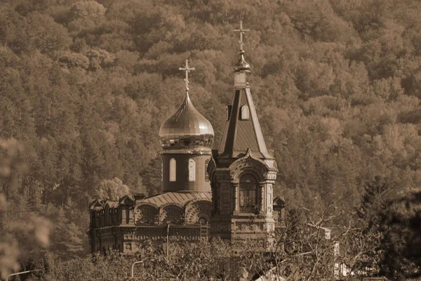 Iglesia Svyatopokrovska Regimiento Iglesia Ortodoxa Antigua — Foto de Stock