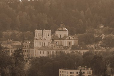 Eski şehrin tarihi kısmı. Dönüşüm Katedrali. Büyük kilise.