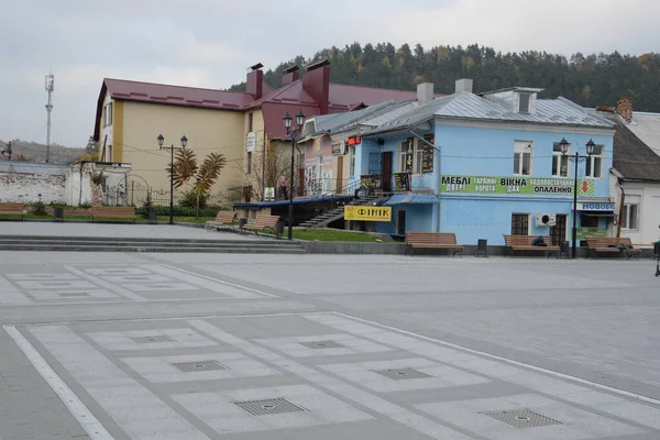 Стара Міська Вулиця Історична Частина Старого Міста Невелика Вулиця Старого — стокове фото