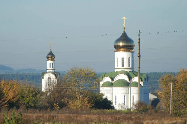 Церковь Окраине Петербурга Иоанно Предтеченская Церковь — стоковое фото