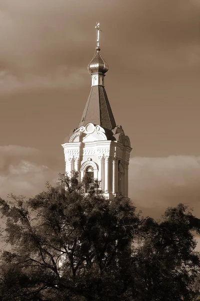 Monasheskyy Membangun Biara Epiphany Gereja Besar — Stok Foto