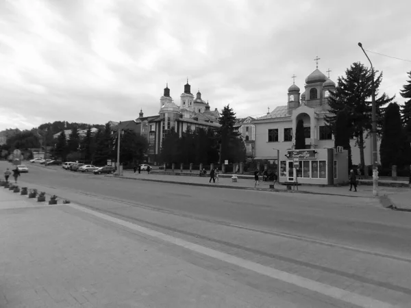 Historic Part Old Town Cathedral Transfiguration Great Church — Fotografia de Stock