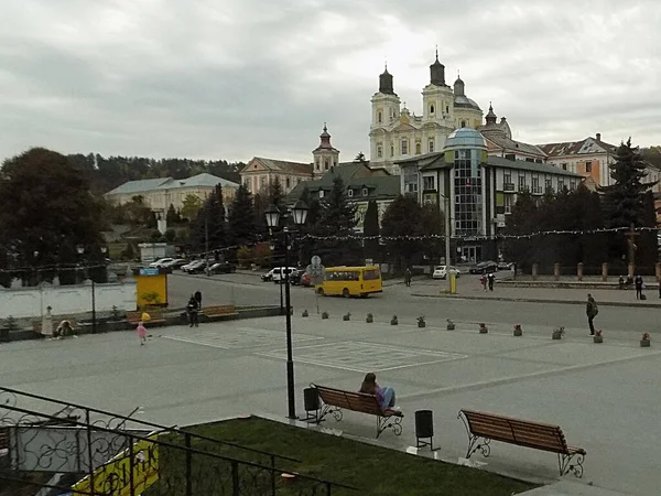 Historic Part Old Town Cathedral Transfiguration Great Church — Zdjęcie stockowe