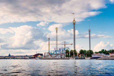 Grona Lund eğlence parkı Stockholm, İsveç