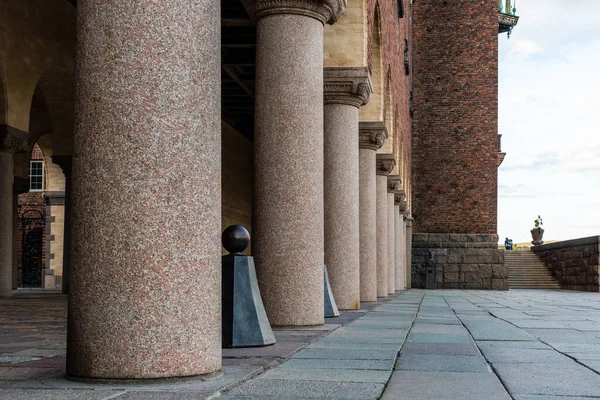 Colonnade i Stockholms stadshus — Stockfoto