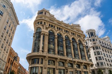 Madrid 'de Gran Via Bulvarı' ndaki Matesanz binası