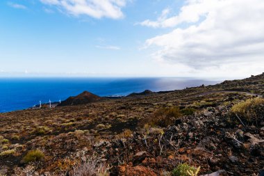 La Palma Adası 'nda volkan kül konisi