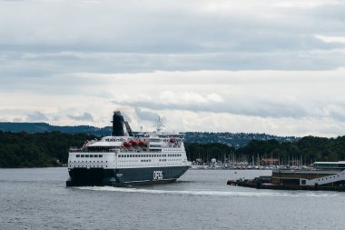 Oslo Limanı 'nda gemi turu.